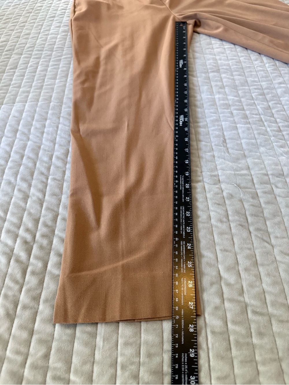 Banana Republic Women’s Size 12 Camel Tan Straight Leg Dress Pants Trousers - Picture 6 of 10